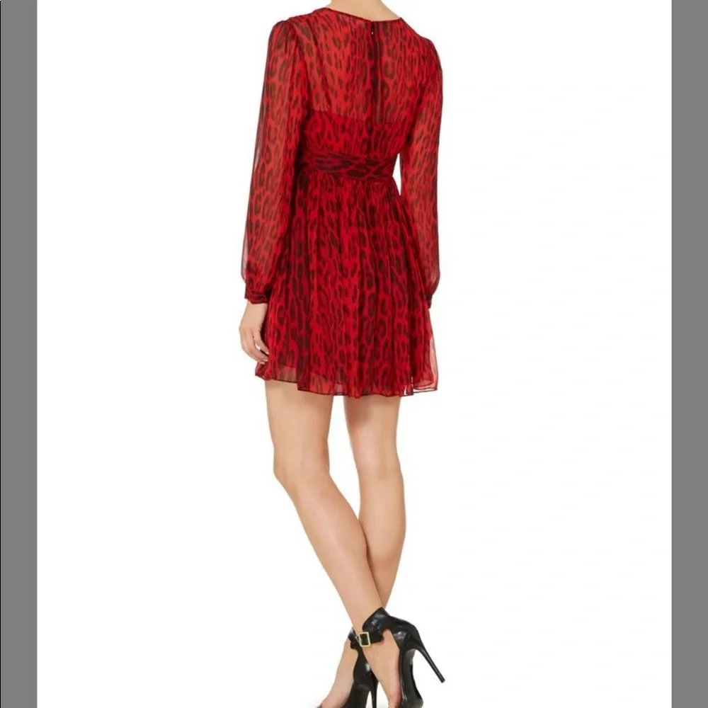 MICHAEL Michael Kors red leopard